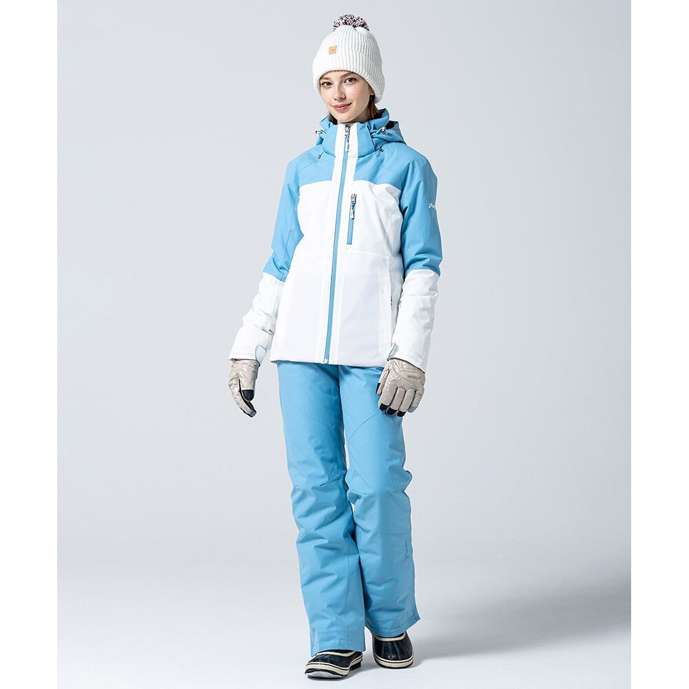 フェニックス（PHENIX）（レディース）スキーウェア バイカラーブロックジャケット ESW25OT62WHITE