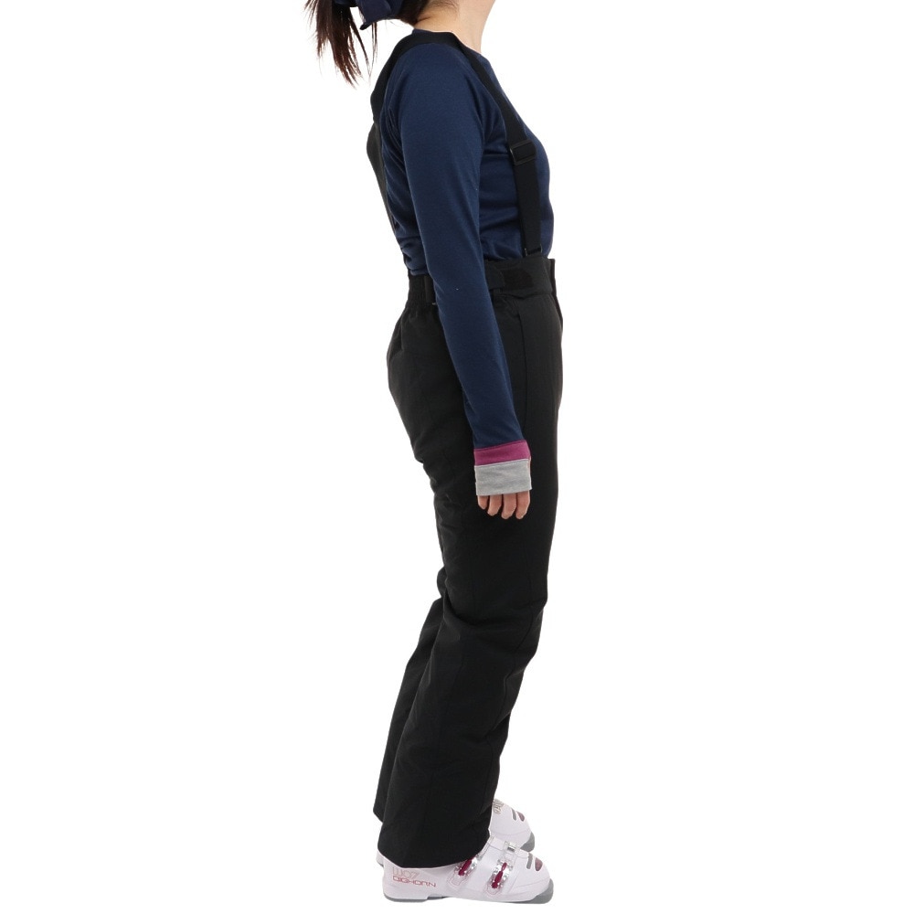 デサント（DESCENTE）（レディース）22-23 スキー パンツ スキーウェア ラクシングパンツ DWWUJD76X BLK ブラック ウェスト調節 保温