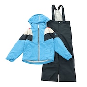 デサント（DESCENTE）（キッズ）スキーウェア スキースーツ 上下セット ボーイズ DWJQJH02 TQS タ-コイス゛ 130 140 150 160 防水 撥水 透湿 丸洗い