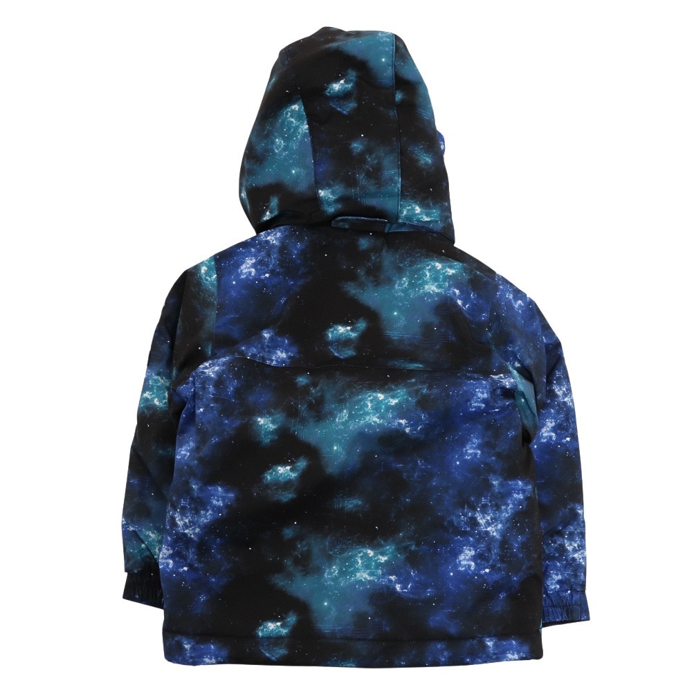 レセーダ（RESEEDA）（キッズ）スキーウエア 上下セット TODDLER SUIT トドラースーツ RES55003 735S637 宇宙柄 ブルー 抗菌 サイズ調整 スキー スノボ 雪遊び