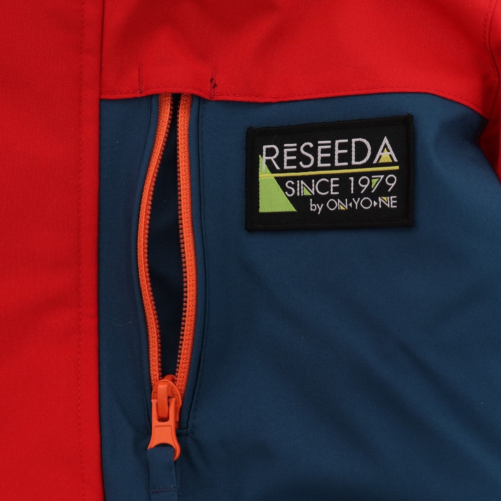 レセーダ（RESEEDA）（キッズ）スキーウエア 上下セット ジュニアスーツ RES75001 055637 RED OCN 抗菌 サイズ調整 スキー スノーボード 雪遊び