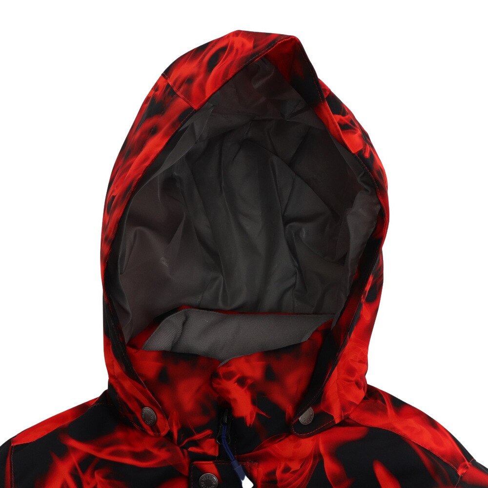 レセーダ（RESEEDA）（キッズ）スキーウエア 上下セット JUNIOR SUIT ジュニアスーツ RES75002 056K009 RED BLK 抗菌 サイズ調整 スキー スノーボード 雪遊び