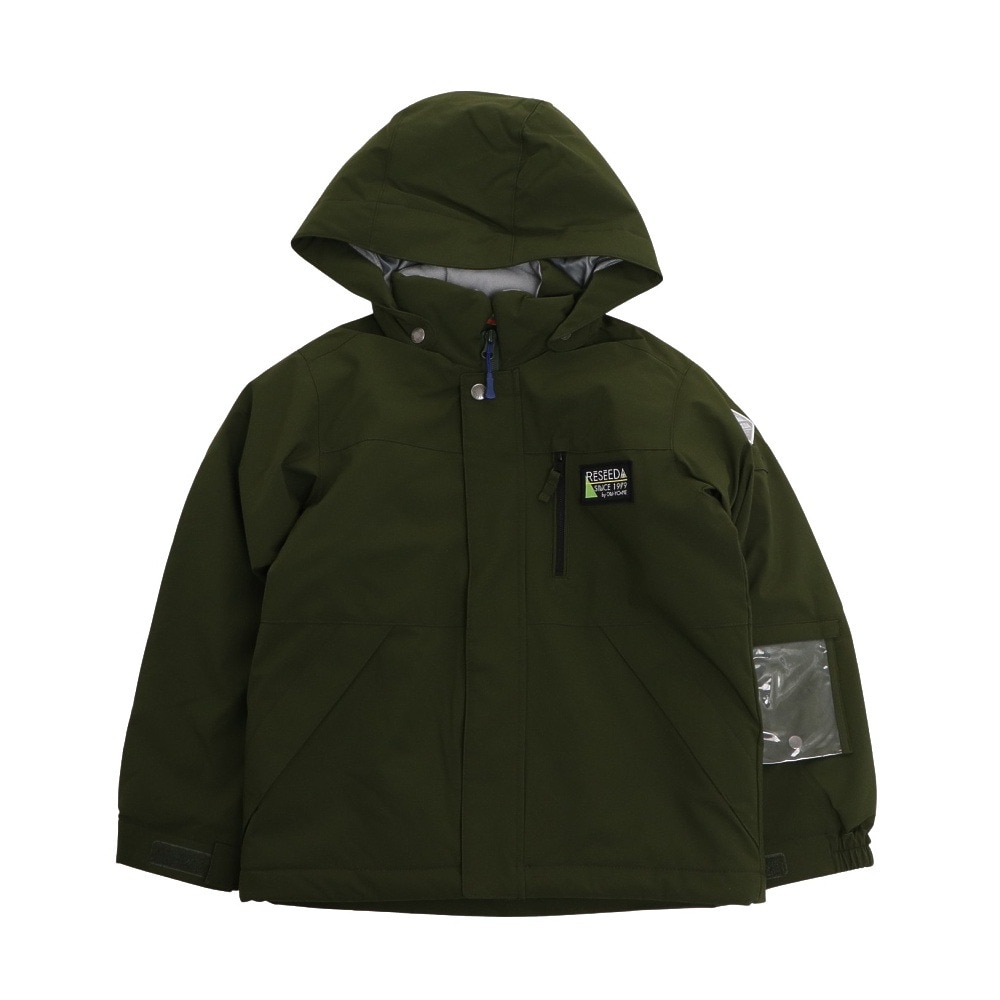 レセーダ（RESEEDA）（キッズ）スキーウエア 上下セット JUNIOR SUIT ジュニアスーツ RES75500 338009 KHK BLK 抗菌 サイズ調整 スキー スノーボード 雪遊び