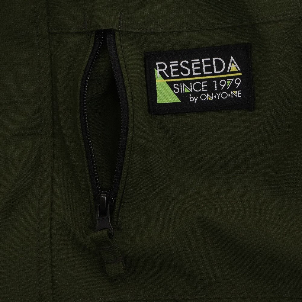 レセーダ（RESEEDA）（キッズ）スキーウエア 上下セット JUNIOR SUIT ジュニアスーツ RES75500 338009 KHK BLK 抗菌 サイズ調整 スキー スノーボード 雪遊び