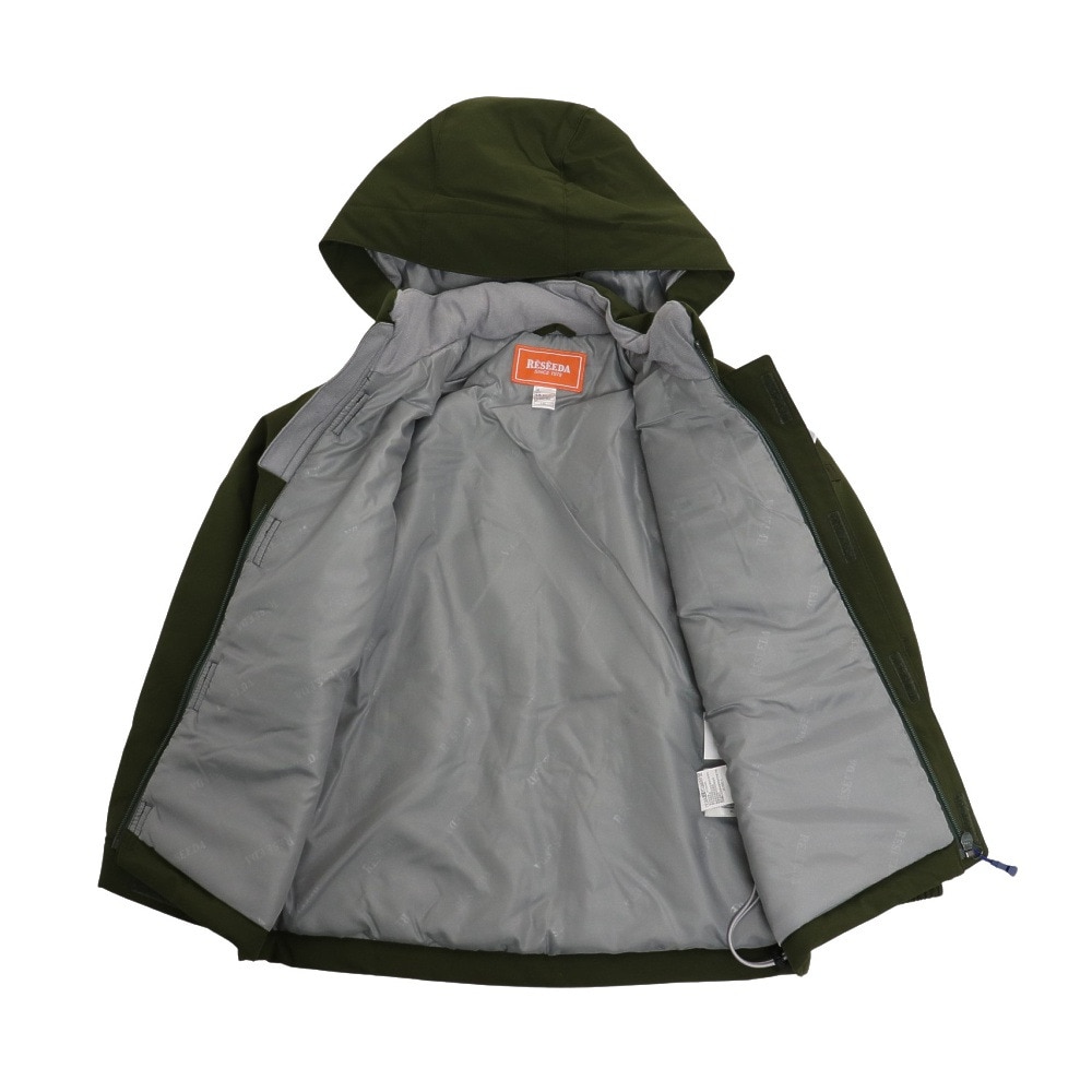 レセーダ（RESEEDA）（キッズ）スキーウエア 上下セット JUNIOR SUIT ジュニアスーツ RES75500 338009 KHK BLK 抗菌 サイズ調整 スキー スノーボード 雪遊び