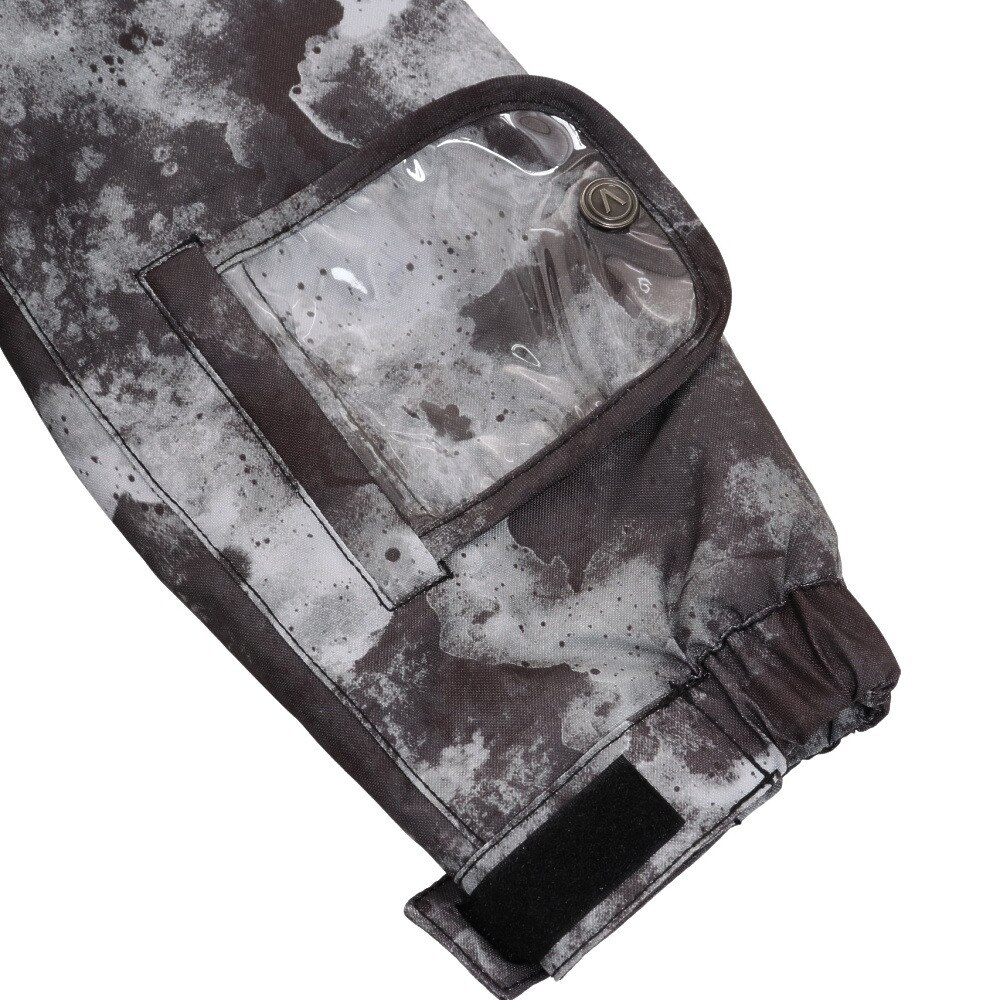 エアボーン（ARBN）（キッズ）スキーウェア 上下セット セットアップ ブラック 23 TIE-DYE タイダイ ボーイズ スーツ AB33WW1403J BLK 120 130 140 150 160