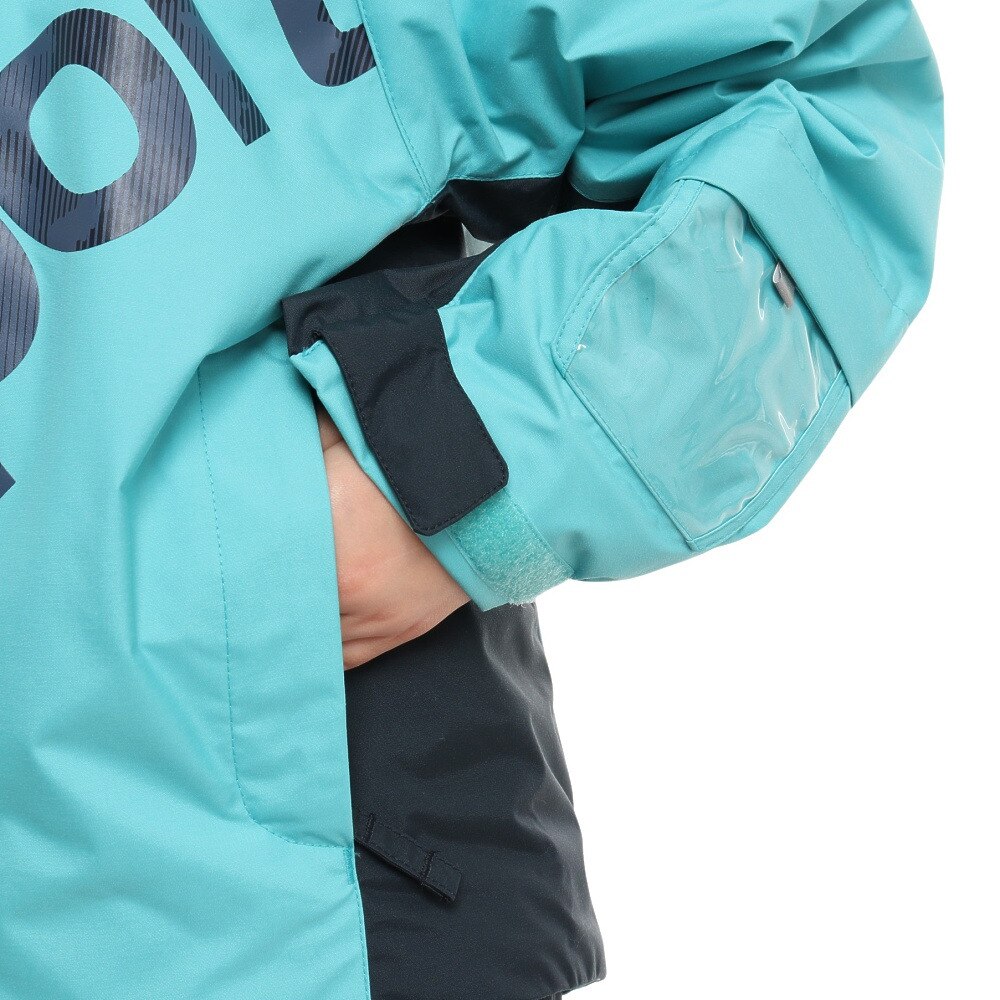 デサント（DESCENTE）（キッズ）スキーウエア ジュニア 上下 セット DWJUJH91 LBL ブルー サイズ調整 スキー スノーボード 雪遊び