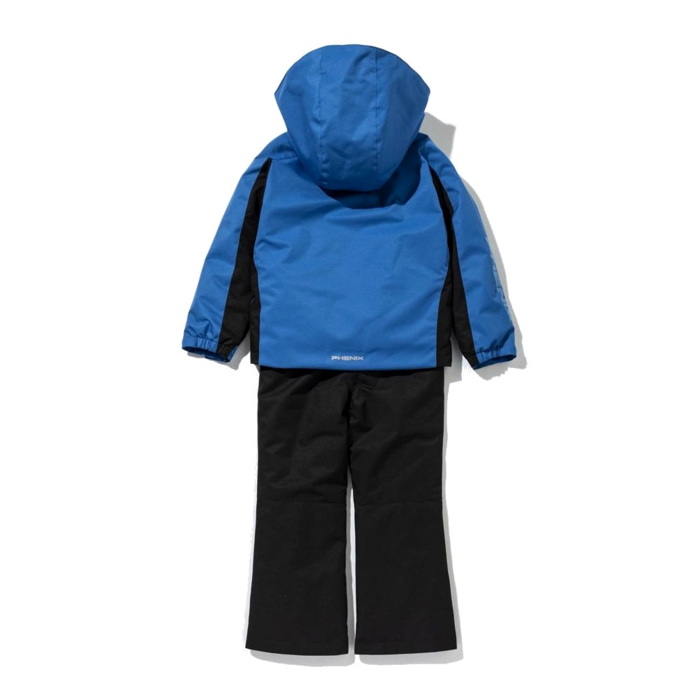 フェニックス（PHENIX）（キッズ）ジュニア スキーウェア 上下セット BLIZZARD Jr TWO-PIECE ESB222P11 BLUE ブルー サイズ調整 雪あそび