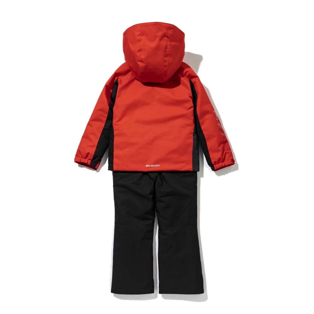 フェニックス（PHENIX）（キッズ）ジュニア スキーウェア 上下セット BLIZZARD Jr TWO-PIECE ESB222P11 RED レッド サイズ調整 雪あそび