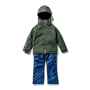 フェニックス（PHENIX）（キッズ）ジュニア スキーウェア 上下セット MZ-P Jr TWO-PIECE ESB222P21 KHAKI カーキ サイズ調整 雪あそび