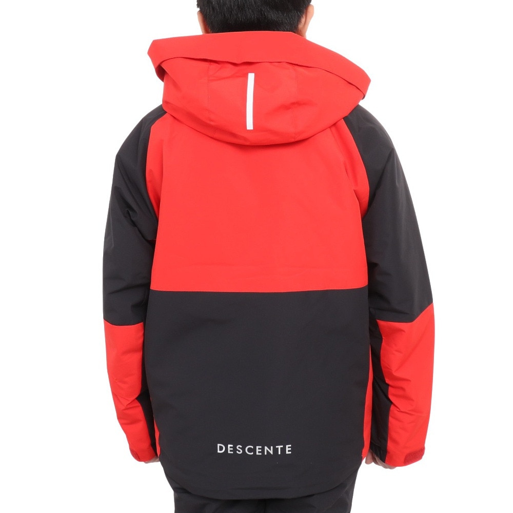 デサント（DESCENTE）（キッズ）ジュニア スーツ スキーウェア ジャケット パンツ 上下セット DWJWJH02X ERD サイズ調整