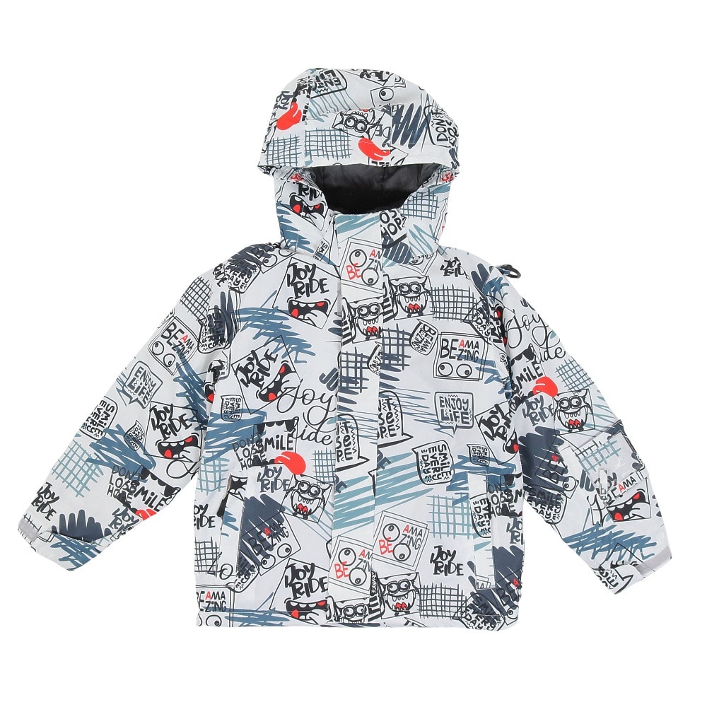 ジョイライド（JOYRIDE）（キッズ）スキーウエア ボーイズスーツ JOB-3312-GRY