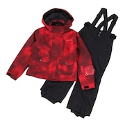 シュトロイレ（STREULE）（キッズ）ジュニア ボーイズ スキーウェア フォグスーツ 上下セット ST23FW0034 RED サイズ調整