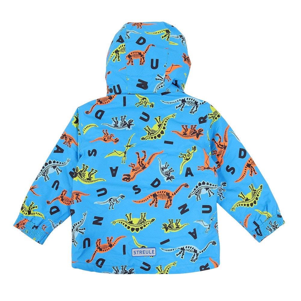 シュトロイレ（STREULE）（キッズ）ジュニア スキーウェア ボーイズ ダイナソースーツ 上下セット ST23FW0038 LBLU サイズ調整