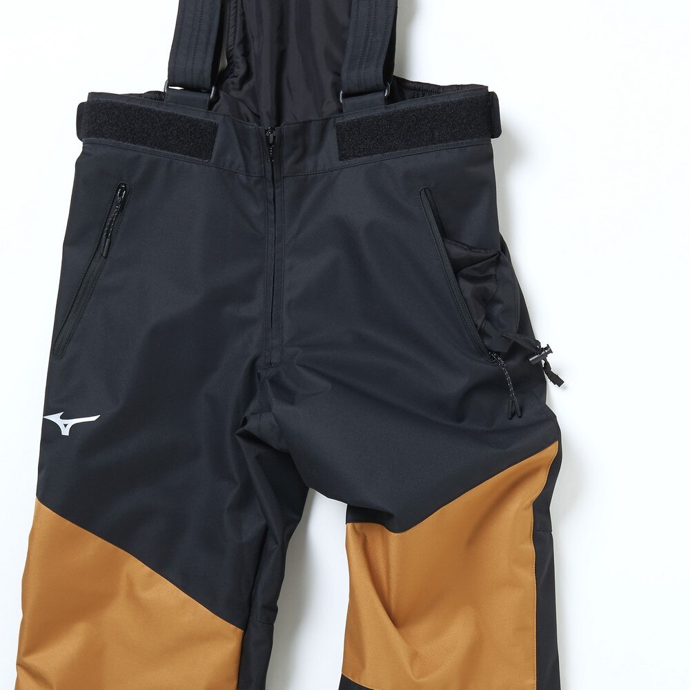 ミズノ（MIZUNO）（キッズ）ジュニア スキーウェア ブレスサーモ スノーソリッドスーツ 上下セット Z2MGA95575 サイズ調整