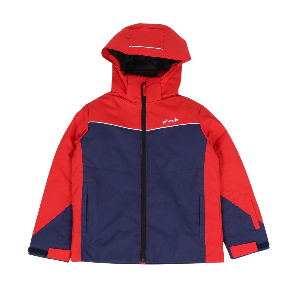 フェニックス（PHENIX）（キッズ）ジュニア ストレートラインスリーブス ツーピース 上下セット ESB242P83 RED