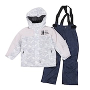 (キッズ)スキーウエア ボーイズスーツ 上下セット JOB-3311-GRY