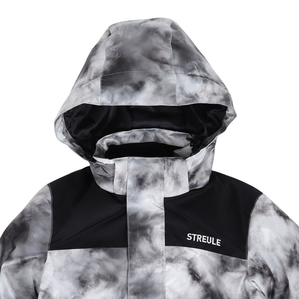 シュトロイレ（STREULE）（キッズ）ジュニア スキーウェア 上下セット タイダイブロック スーツ ST25FW0056 WHT
