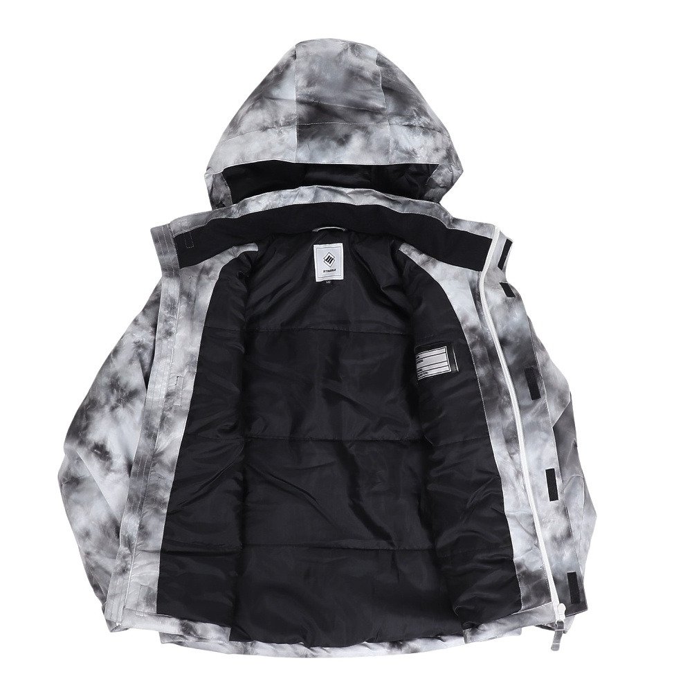 シュトロイレ（STREULE）（キッズ）ジュニア スキーウェア 上下セット タイダイブロック スーツ ST25FW0056 WHT