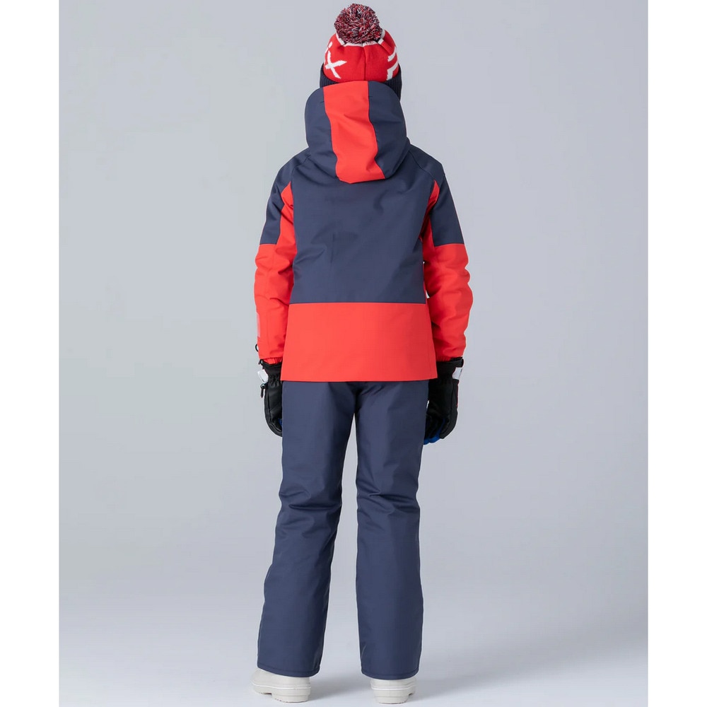 PHENIX（PHENIX）（キッズ）ジュニア アシンメトリカルバイカラーツーピース スキーウェア 上下セット ESB252P82RED