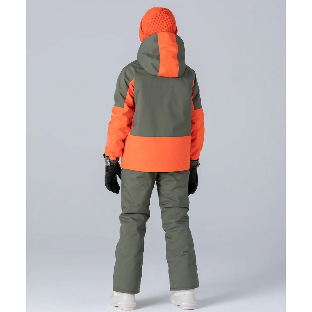 PHENIX（PHENIX）（キッズ）ジュニア アシンメトリカルバイカラーツーピース スキーウェア 上下セット ESB252P82ORANGE