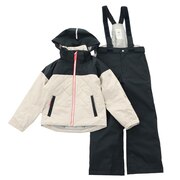 デサント（DESCENTE）（キッズ）スキーウェア スキースーツ 上下セット ガールズ DWJQJH03 PBK ホワイト 130 140 150 160 防水 撥水 透湿 丸洗い