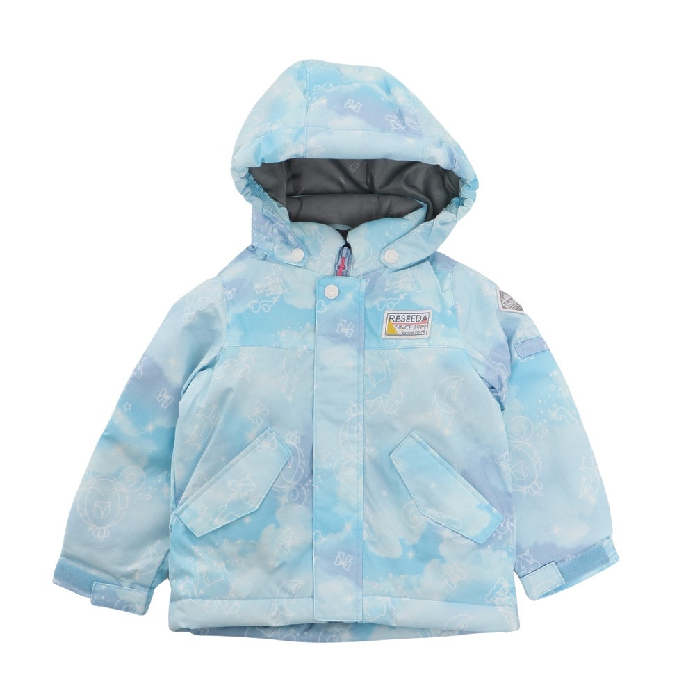レセーダ（RESEEDA）（キッズ）スキーウエア 上下セット TODDLER SUIT トドラースーツ RES55001 661U850 SKY LIL サイズ調整 スキー スノーボード 雪遊び