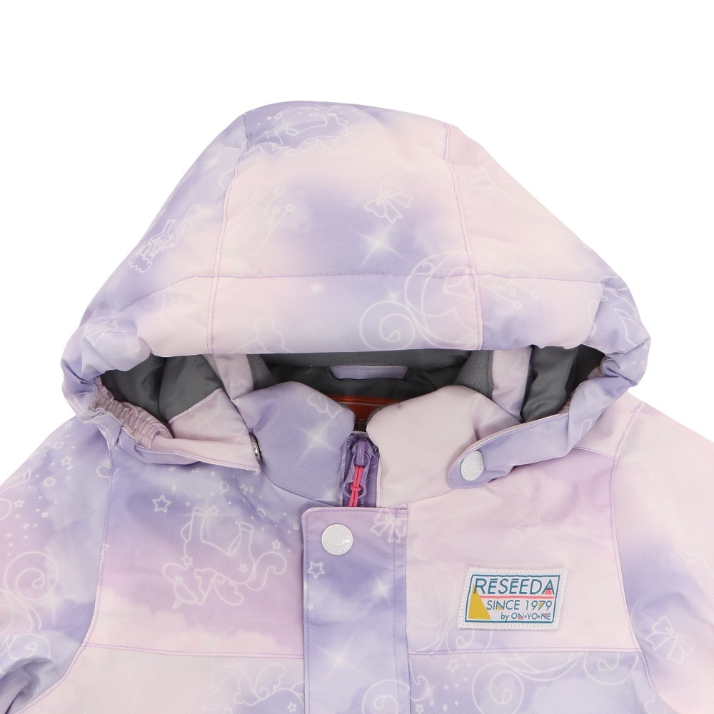 レセーダ（RESEEDA）（キッズ）スキーウエア 上下セット TODDLER SUIT トドラースーツ RES55001 832U012 LIL PNK 抗菌 サイズ調整 スキー スノーボード 雪遊び