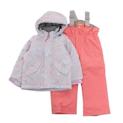 レセーダ（RESEEDA）（キッズ）スキーウエア 上下セット TODDLER SUIT トドラースーツ RES55005 750M012 LIL PNK 抗菌 サイズ調整 スキー スノーボード 雪遊び