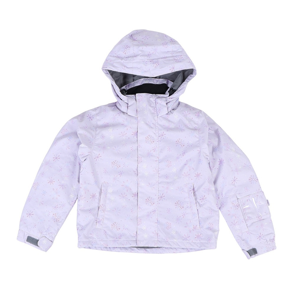 P-PRITY（P-PRITY）（キッズ）ジュニア スキーウェア セット ガールズ スノーフレークミックススーツ 321NN2HHM0042 LVD ラベンダー サイズ調整 抗菌