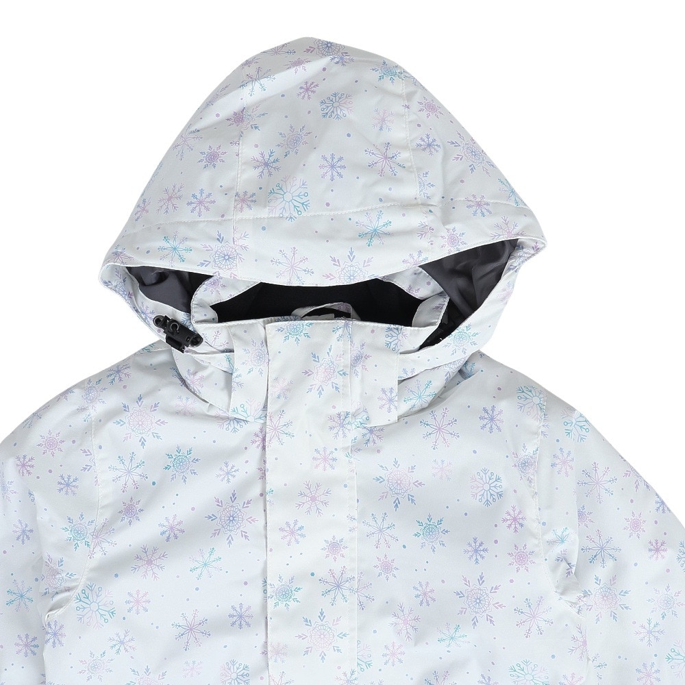 P-PRITY（P-PRITY）（キッズ）ジュニア スキーウェア セット ガールズ スノーフレークミックススーツ 321NN2HHM0042 WHT ホワイト サイズ調整 抗菌