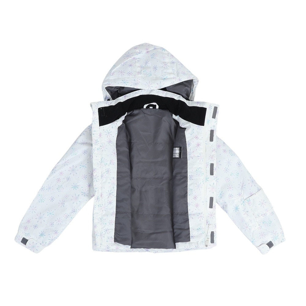 P-PRITY（P-PRITY）（キッズ）ジュニア スキーウェア セット ガールズ スノーフレークミックススーツ 321NN2HHM0042 WHT ホワイト サイズ調整 抗菌