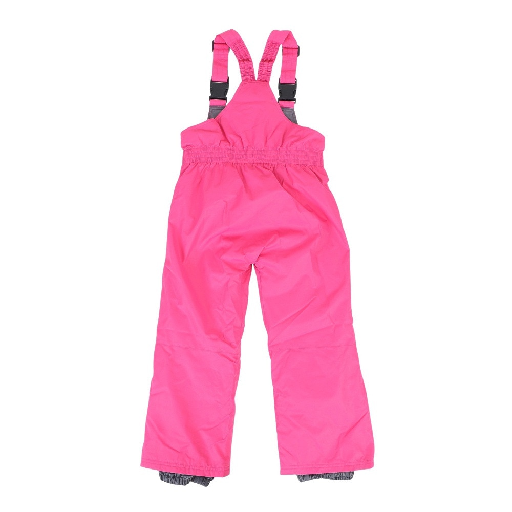 P-PRITY（P-PRITY）（キッズ）ジュニア スキーウェア スーツ ビブパンツ セット ガールズ タイポグラフティ 321NN2HHM0046 PNK ピンク サイズ調整 抗菌