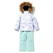 フェニックス（PHENIX）（キッズ）ジュニア スキーウェア 上下セット STAR JEWEL Jr TWO-PIECE ESG222P55 WHITE2 ホワイト サイズ調整 雪あそび