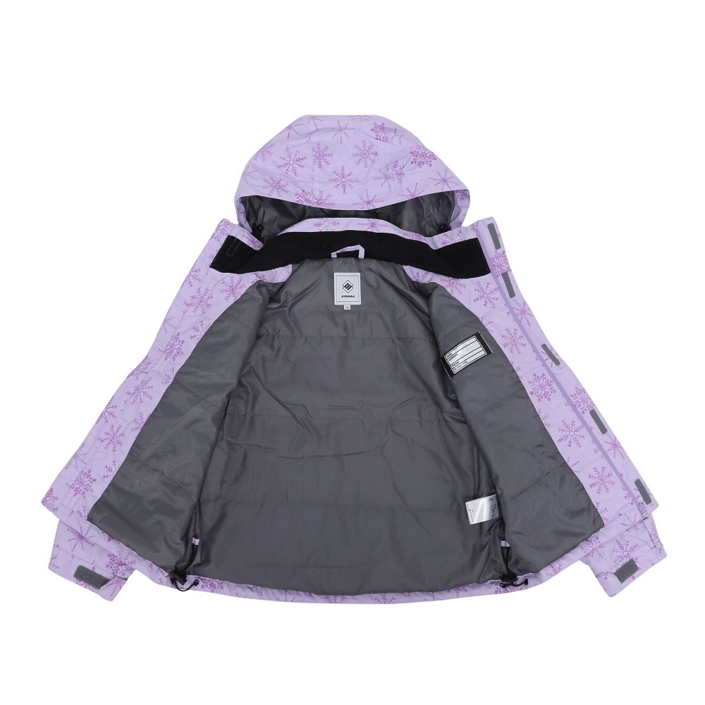 シュトロイレ（STREULE）（キッズ）ジュニア ガールズ スノーフレークスーツ 上下セット ST23FW0037 LVD サイズ調整