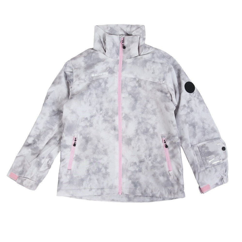 BonFire（ボンファイアー）（キッズ）ガールズ スノーウェア 上下セット MIST FLOWER G ST 80BNF5FSP2388 GRY