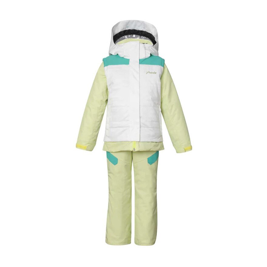�t�F�j�b�N�X�A�E�gD�X�L�[�E�F�A �㉺�Z�b�g �W���j�A �q�� Crystal Flower Junior Two-piece ESG232P90 FLASH YELLOW�P�R�O21