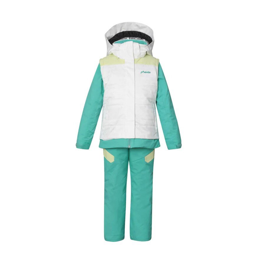 �t�F�j�b�N�X�A�E�gD�X�L�[�E�F�A �㉺�Z�b�g �W���j�A �q�� Crystal Flower Junior Two-piece ESG232P90 GREEN�P�R�O30