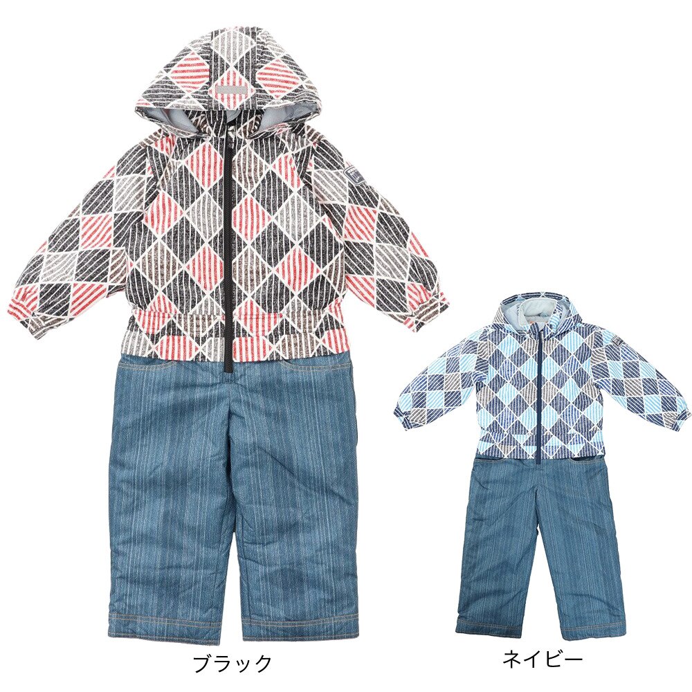 スキーウェア 子ども用 95 ネイビー 少なく