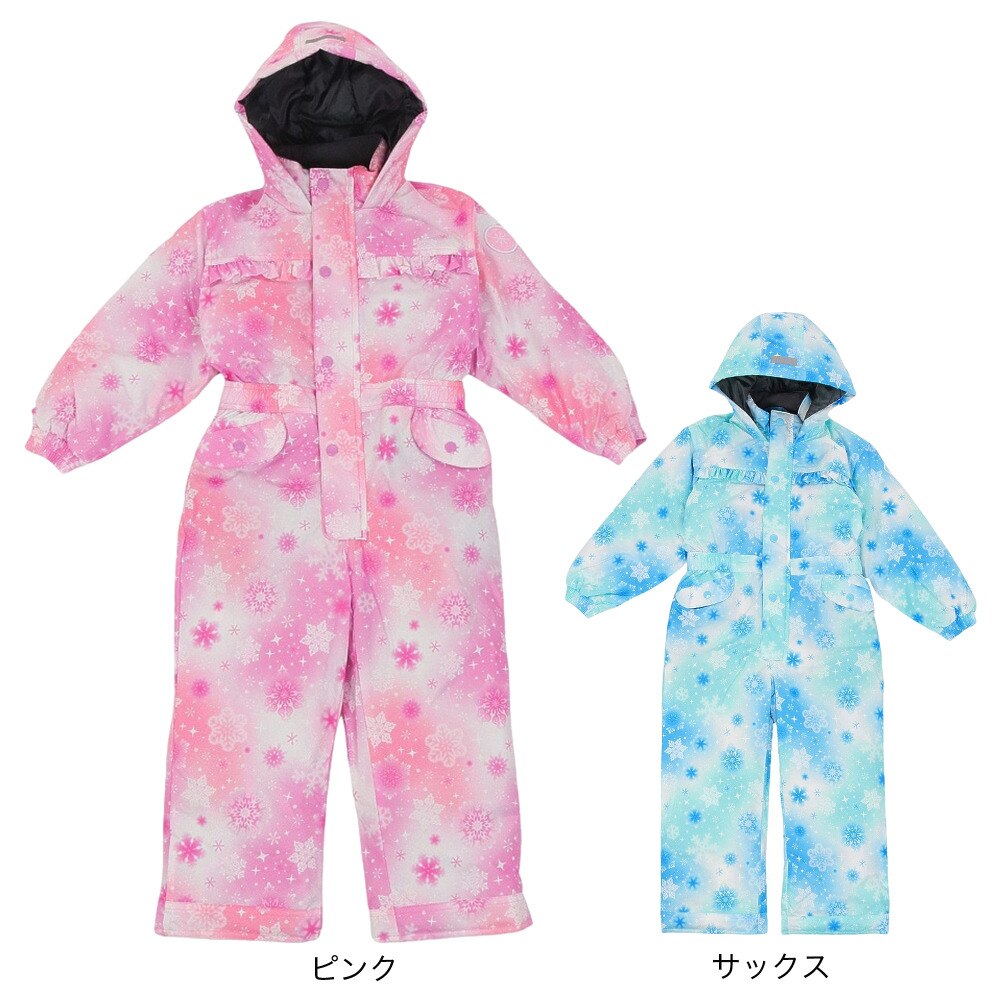 シーシーエル チーム（CCL TEAM）（キッズ）ジュニア 女の子 スキーウェア トドラー ワンピース CK3541960SAX