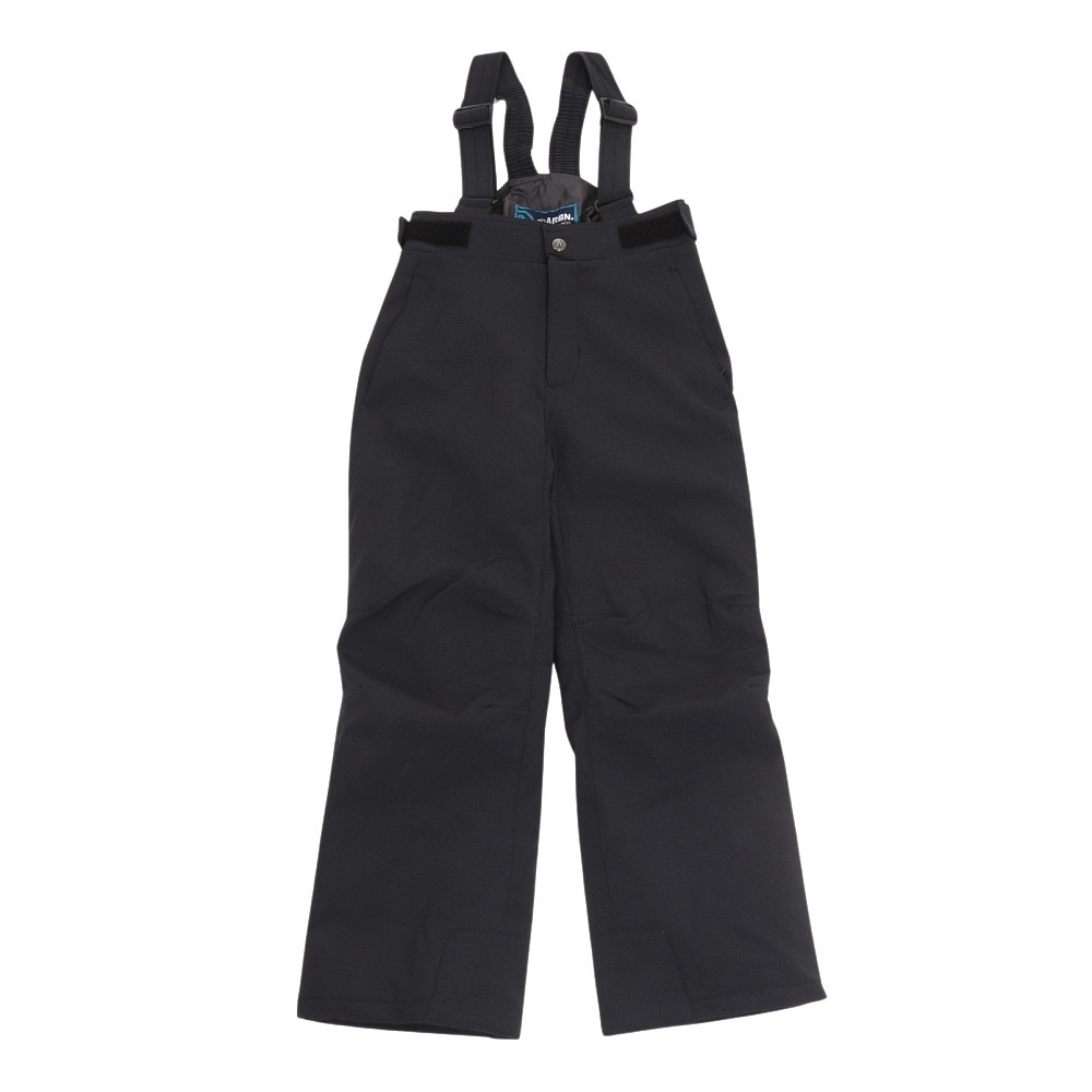 エアボーン（ARBN）（キッズ）ジュニア スキーウェア パンツ 23 SNOWFUN PANT AB33WW1409J BLK サイズ調整