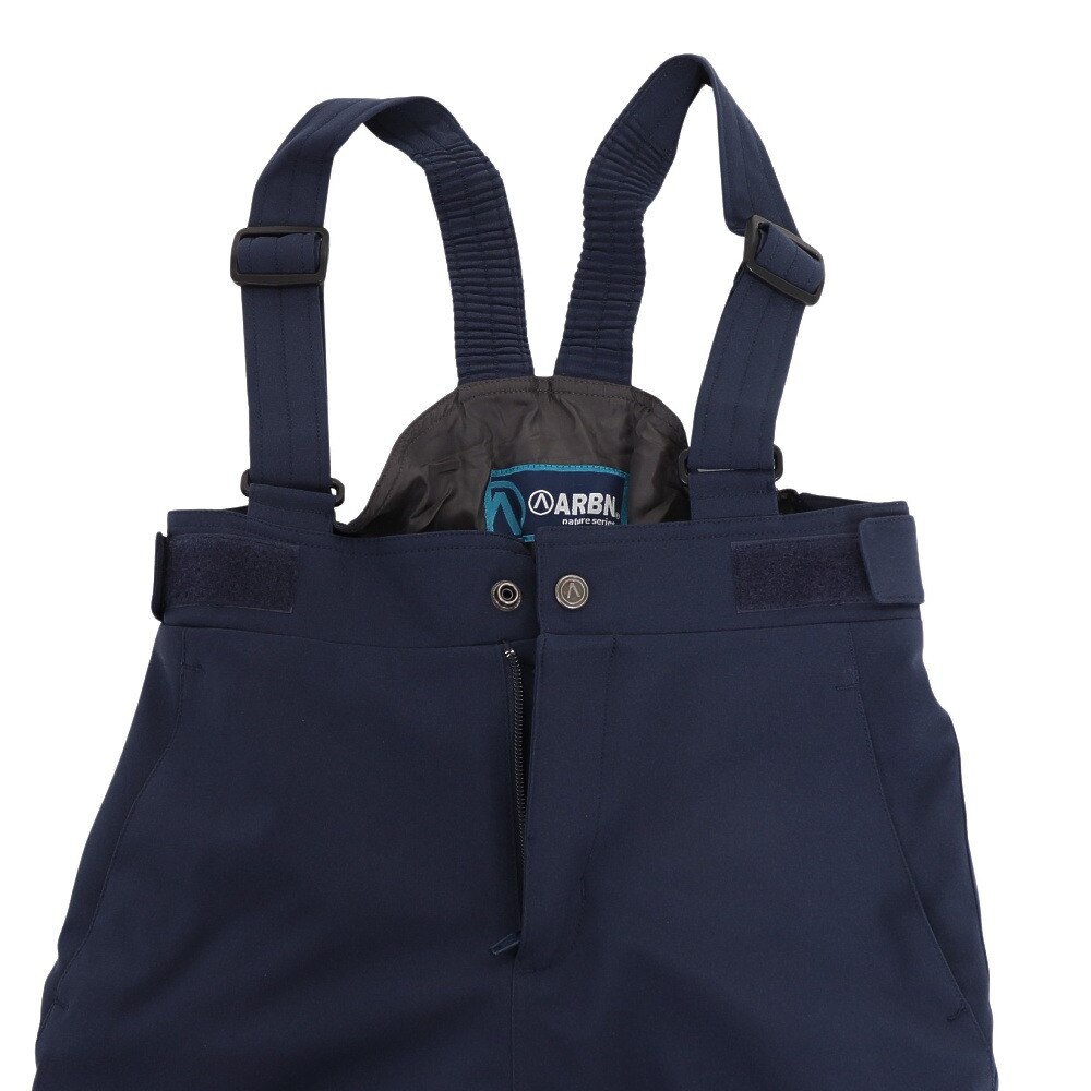 エアボーン（ARBN）（キッズ）ジュニア スキーウェア パンツ 23 SNOWFUN PANT AB33WW1409J NVY サイズ調整