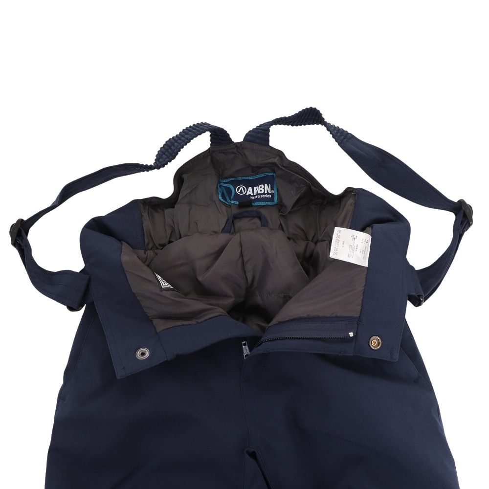 エアボーン（ARBN）（キッズ）ジュニア スキーウェア パンツ 23 SNOWFUN PANT AB33WW1409J NVY サイズ調整