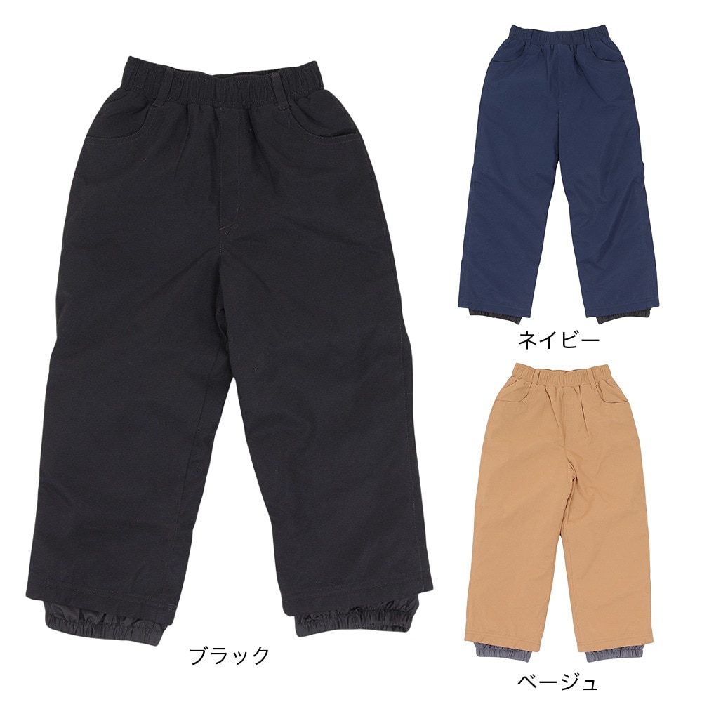シュトロイレ（STREULE）（キッズ）ジュニア 子供 スノーパンツ ST23FW0042 BLK サイズ調整