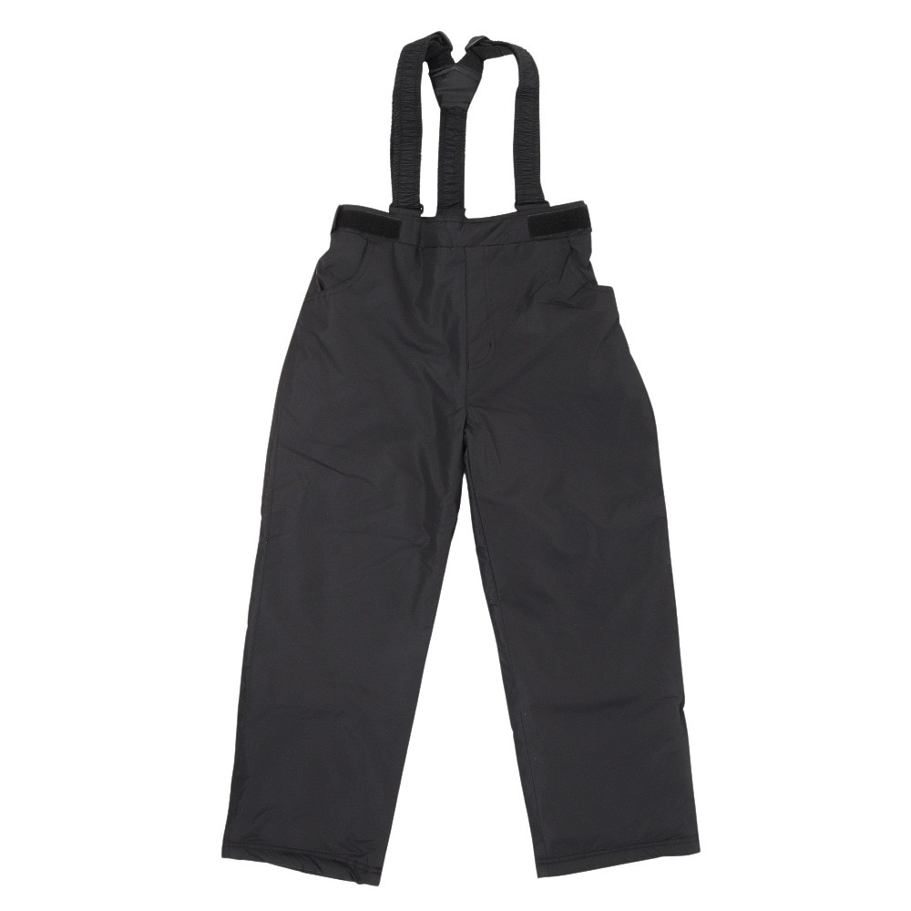 グレー サスペンダー付き スキーウェア