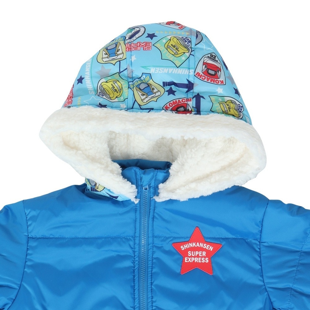 ニッキー キッズ（NIKKI KIDS）（キッズ）ジュニア 新幹線 スノージャンプスーツ 144-350-SAX