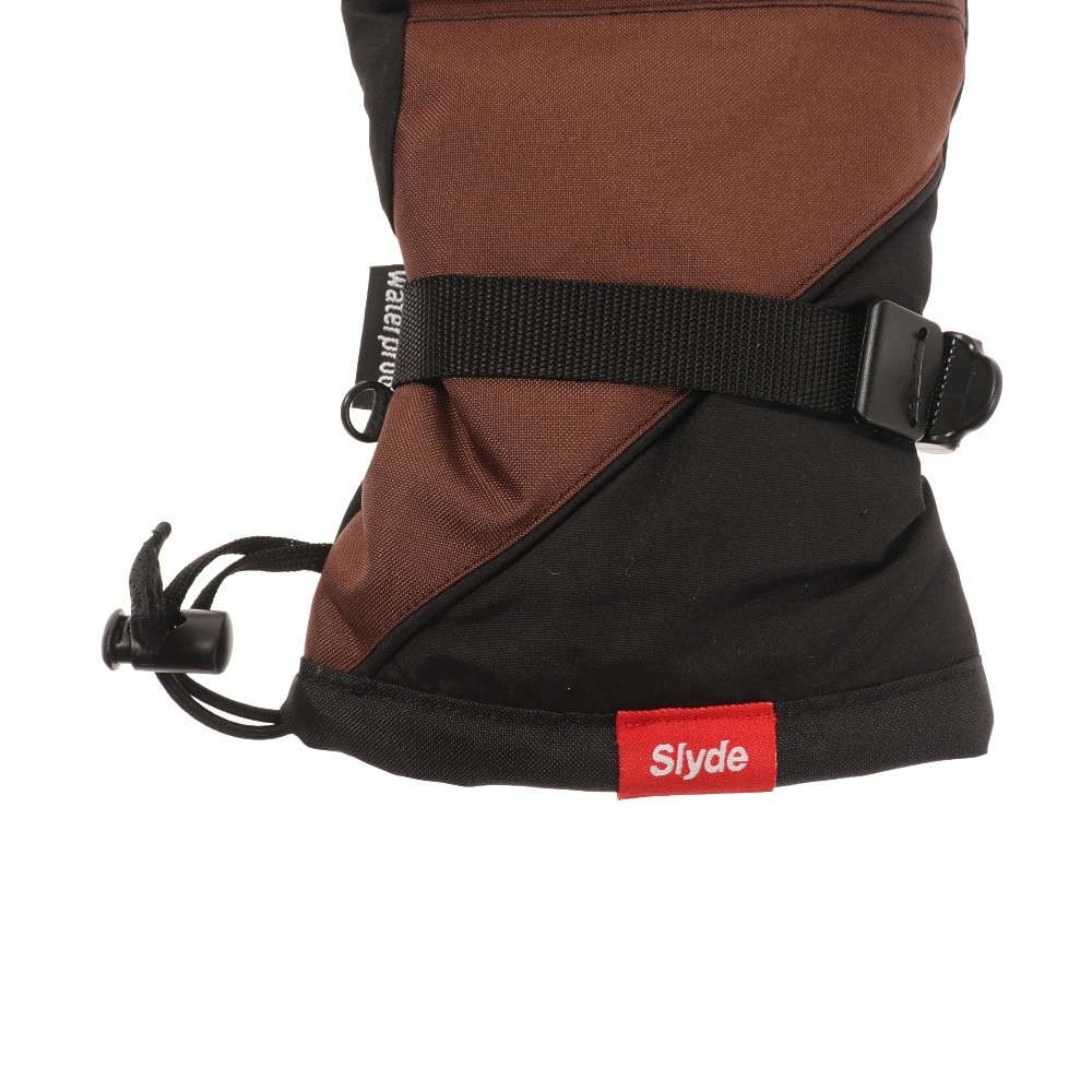 スライド（SLYDE）（メンズ）スキー スノーボード スノボ グローブ 手袋 五指グローブ sl2021snow011-BRN