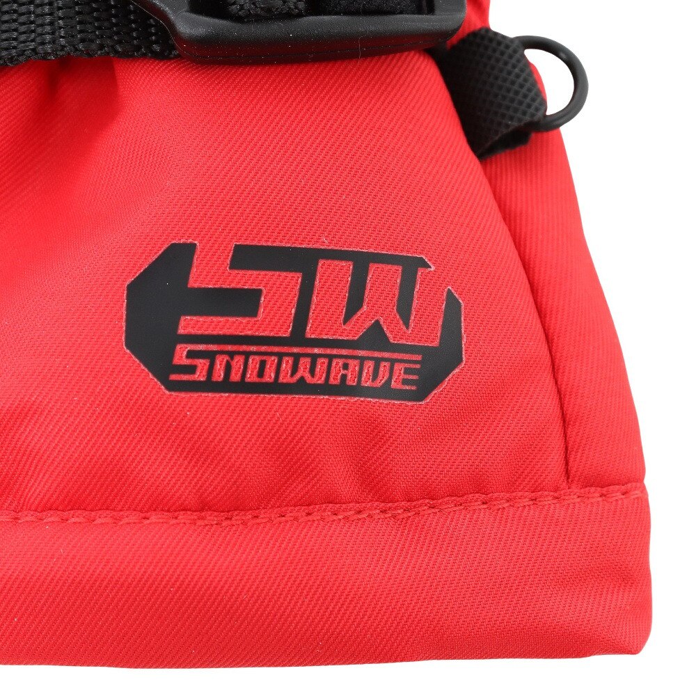 スノーウェイブ（メンズ）スキー スノーボード スノボ メンズ 五指グローブ 22SW001M RED 保温 はっ水