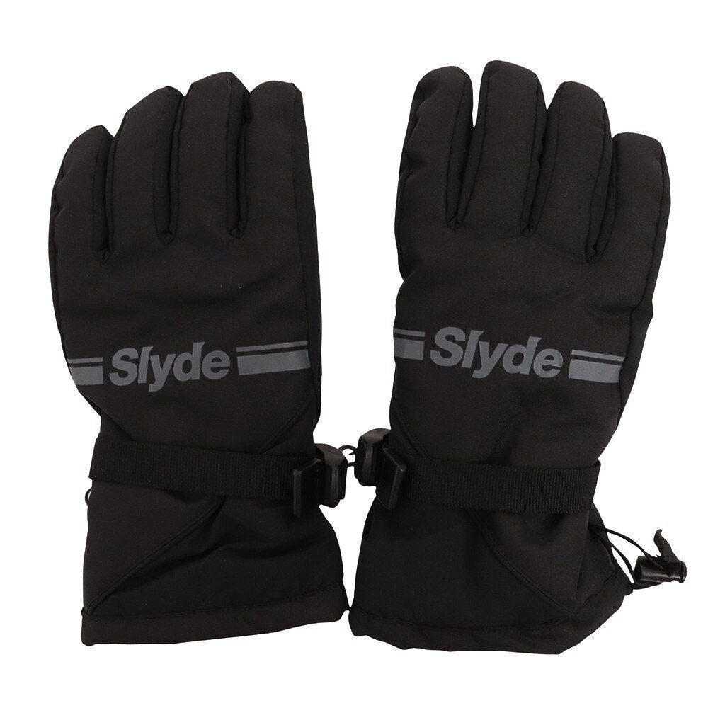 SLYDE（SLYDE）（メンズ）グローブ スキー スノーボード スノボ ブラック 五指グローブ2 22SNSLY008-BLK