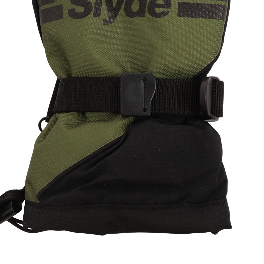 スライド（SLYDE）（メンズ）グローブ スキー スノーボード スノボ オリーブ 五指グローブ2 22SNSLY008-OLV